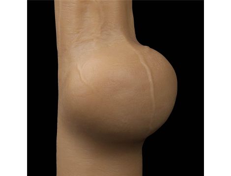 Dildo realistyczne dwuwarstwowe silikonowe Lovetoy z uchwytem 28 cm - 5