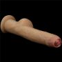 Dildo realistyczne dwuwarstwowe silikonowe Lovetoy z uchwytem 28 cm - 15