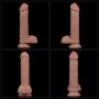 8'' Dual Layered Silicone Cock - 16