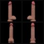 9'' Dual Layered Silicone Cock - 17
