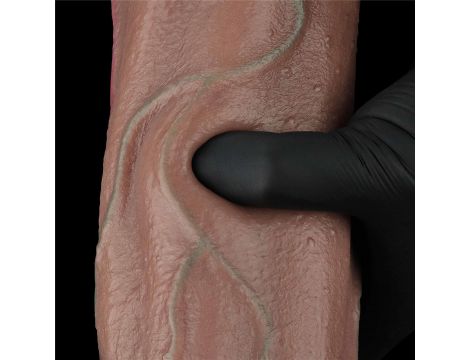 13"""" Dual Layered Silicone Cock XXL - 6