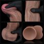13"""" Dual Layered Silicone Cock XXL - 13