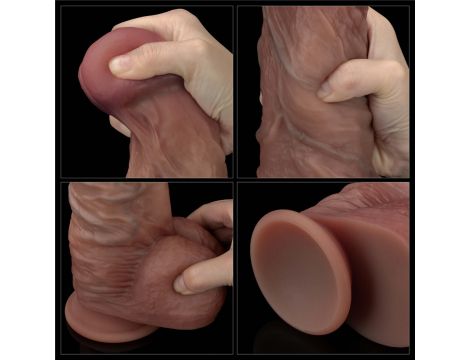 10.5'' Dual Layered Silicone Cock XXL - 16