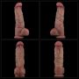 10.5'' Dual Layered Silicone Cock XXL - 14