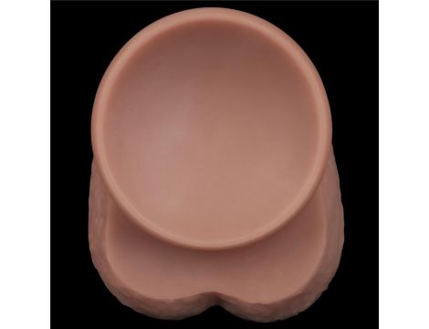 14.5'' Dual Layered Bendable Silicone Cock XXL(Flesh) - 8