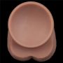 14.5'' Dual Layered Bendable Silicone Cock XXL(Flesh) - 9