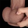 14.5'' Dual Layered Bendable Silicone Cock XXL(Flesh) - 20
