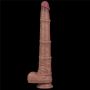 16'' Dual Layered Bendable Silicone Cock XXL(Flesh) - 3