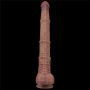 16'' Dual Layered Bendable Silicone Cock XXL(Flesh) - 7