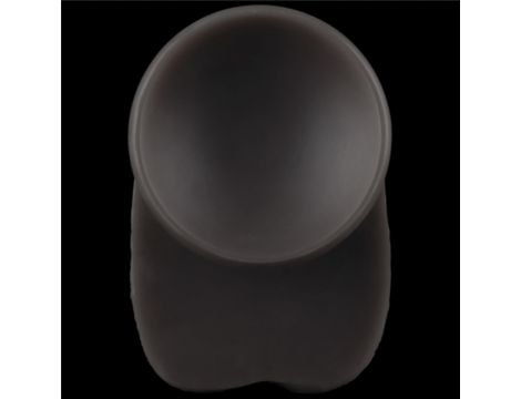 16'' Dual Layered Bendable Silicone Cock XXL(Black) - 10