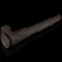 16'' Dual Layered Bendable Silicone Cock XXL(Black) - 12