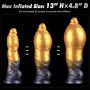 10'' Dual Density Silicone Inflatable Dildo - 16