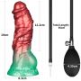 7.5'' Dual Density Silicone Inflatable Dildo - 5
