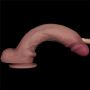 10" Vibrating Sliding Skin Pro II Dual Layer Silicone Dong - 15