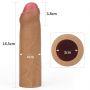 Add 1"" Revolutionary Silicone Nature Extender Uncircumcised - 2