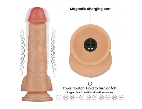 Vibrating Enhanced Strap on Set 8'' L/XL/2XL - 2