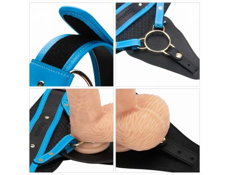 Vibrating Enhanced Strap on Set 9.5'' XS/S/M - 24