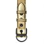 Bondage Fetish Metallic Pup Collar With Leash - 2