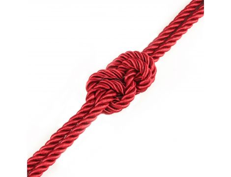 Rebellion Reign Crimson Silky Bondage Rope - 7