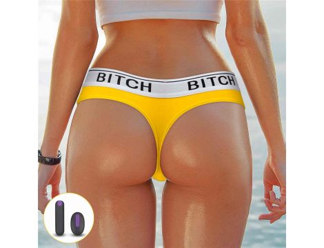 Bitch Vibrating Panties (28~32 inch waist ) - 2