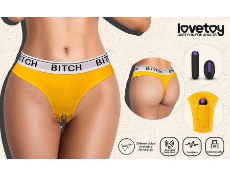 Bitch Vibrating Panties (28~32 inch waist ) - 12