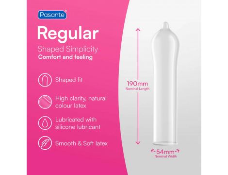 Pasante Regular Condoms 12 pcs - 4
