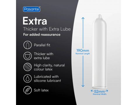 Pasante Extra Condoms  12 psc - 3