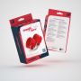 TOUGH LOVE VELCRO HANDCUFFS WITH EXTRA 40CM CHAIN CRUSHIOUS RED - 7