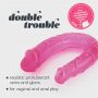 DOUBLE TROUBLE DOUBLE DILDO CRUSHIOUS PINK - 4