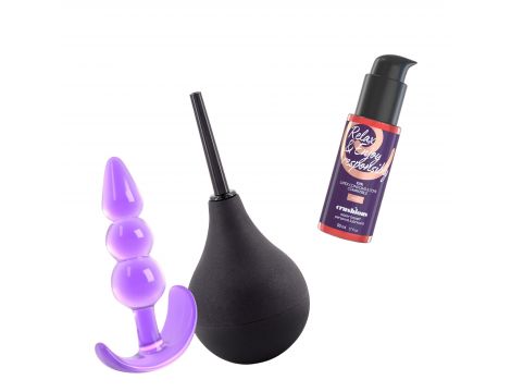 Zestaw analny Crushious Explorer z plugiem 11 cm