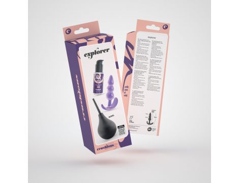 Zestaw analny Crushious Explorer z plugiem 11 cm - 7