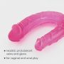 Podwójne dildo Crushious Deep Diver różowe z lubrykantem 50 ml - 8
