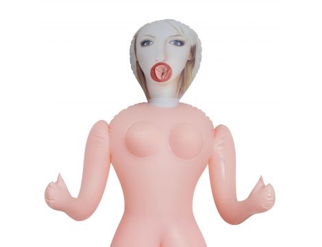 Lalka dmuchana erotyczna Crushious Marta Stewardessa blond 155 cm - 6