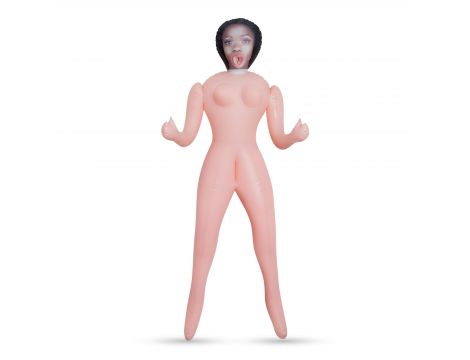 Lalka erotyczna dmuchana Crushious Lucia czarna 155 cm - 5