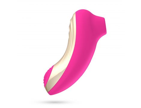 Stymulator łechtaczki Crushious Supernova ssący i stukający różowy USB 12cm - 3
