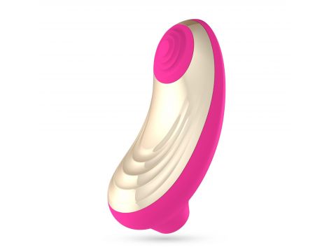 Stymulator łechtaczki Crushious Supernova ssący i stukający różowy USB 12cm - 6