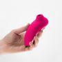 Stymulator łechtaczki Crushious Supernova ssący i stukający różowy USB 12cm - 8