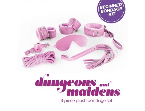 Zestaw BDSM Crushious Dungeons & Maidens różowy - 3
