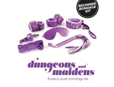 Zestaw BDSM Crushious Dungeons & Maidens fioletowy - 3