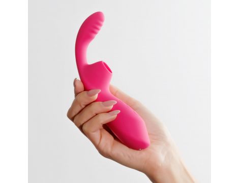 Wibrator punktu G ssący Crushious Cyrano silikonowy USB 18cm - 7