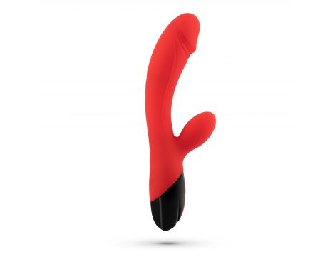 Wibrator króliczek Crushious Dare Dong silikonowy USB 20 cm - 3