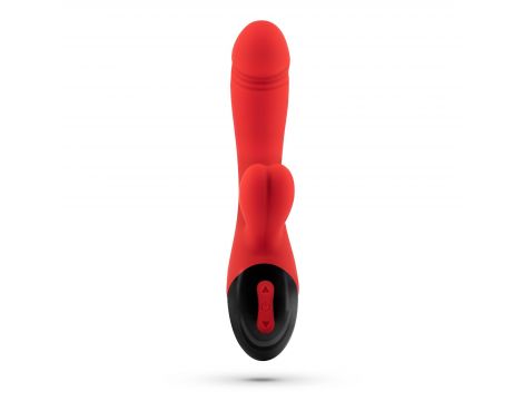 Wibrator króliczek Crushious Dare Dong silikonowy USB 20 cm - 4