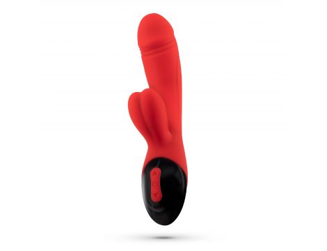 Wibrator króliczek Crushious Dare Dong silikonowy USB 20 cm - 5