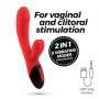 Wibrator króliczek Crushious Dare Dong silikonowy USB 20 cm - 3