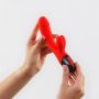 Wibrator króliczek Crushious Dare Dong silikonowy USB 20 cm - 8