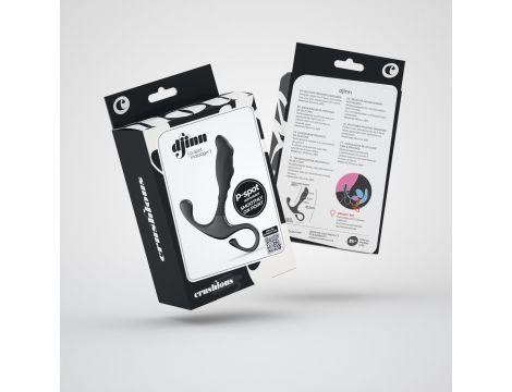 Masażer prostaty silikonowy Crushious Djinn 10,5 cm - 9