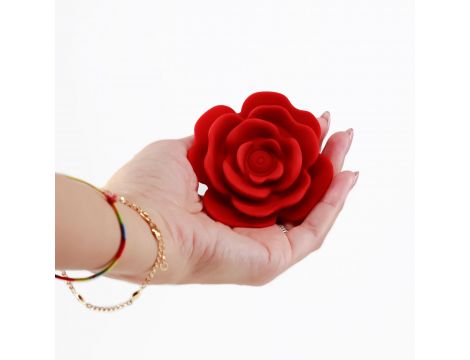 Korek analny wirujący Crushious Rosaline z pilotem silikonowy 19cm - 8