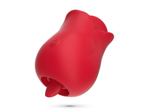 Stymulator łechtaczki z językiem Crushious Rosita silikonowy USB 6 cm - 10