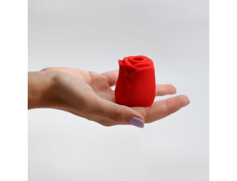 Stymulator łechtaczki z językiem Crushious Rosita silikonowy USB 6 cm - 6