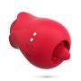 Stymulator łechtaczki z językiem Crushious Rosita silikonowy USB 6 cm - 4